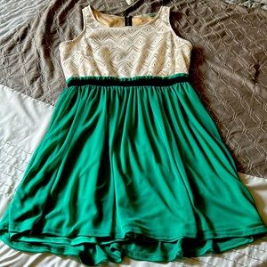 MAURICES-Lrg-teal spring dress